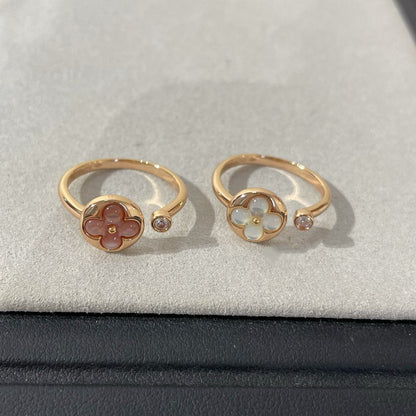 [Amore]SUN 1 DIAMOND PINK MOP RING