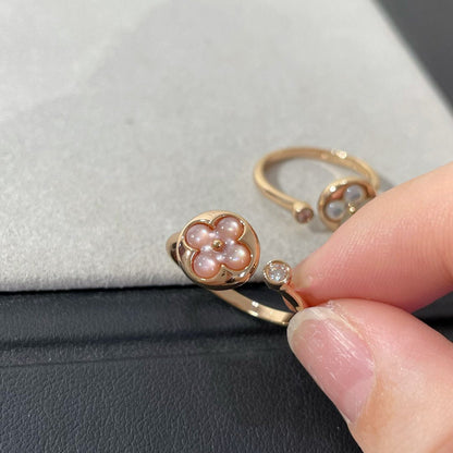 [Amore]SUN 1 DIAMOND PINK MOP RING