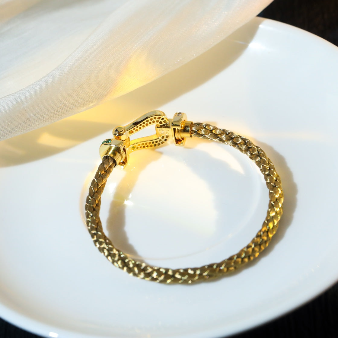 [Amore]FORCE 10 GOLD GREEN DIAMOND PAVED