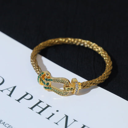 [Amore]FORCE 10 GOLD GREEN DIAMOND PAVED