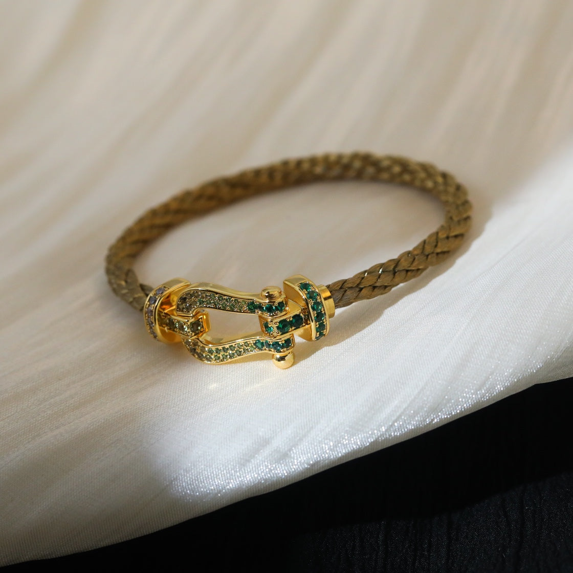 [Amore]FORCE 10 GOLD GREEN DIAMOND PAVED