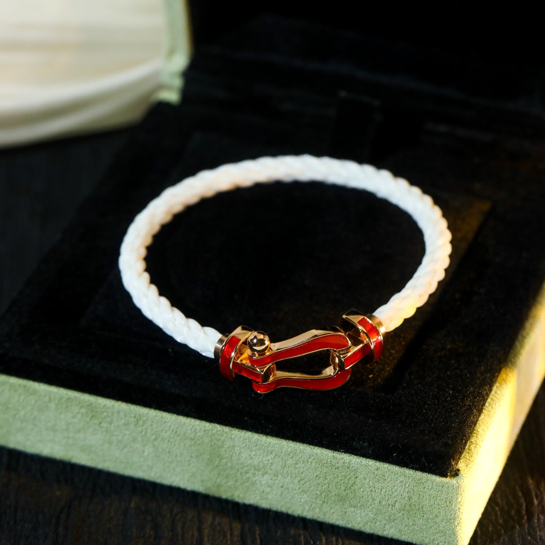 [Amore]FORCE 10 WHITE TEXTILE DIAMOND PAVED