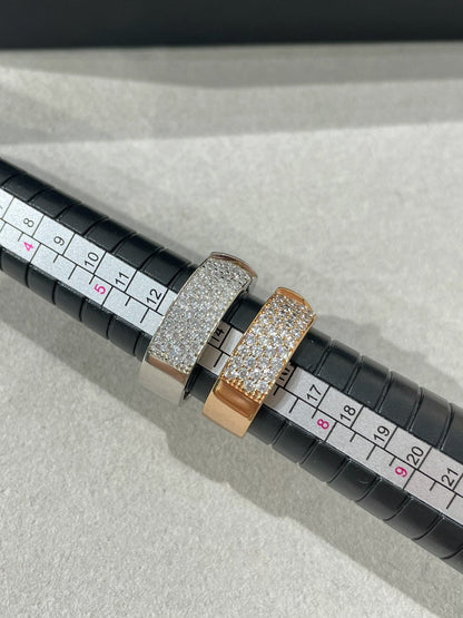 [Amore]LIENS EVIDENCE  DIAMOND PAVED RING