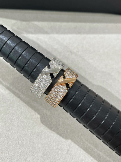 [Amore]LIENS EVIDENCE  DIAMOND PAVED RING