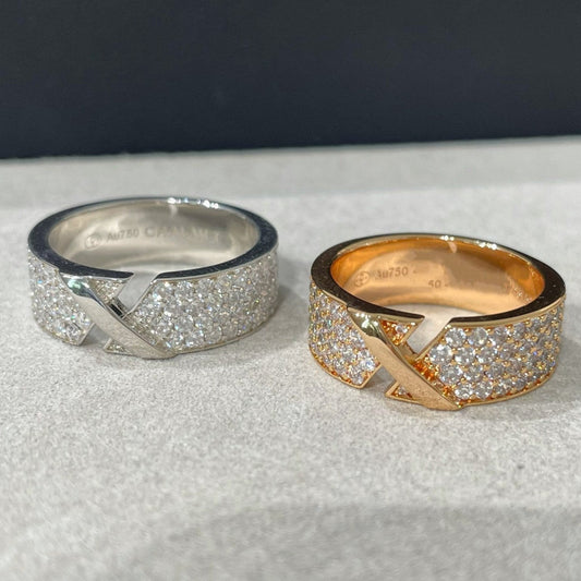[Amore]LIENS EVIDENCE  DIAMOND PAVED RING