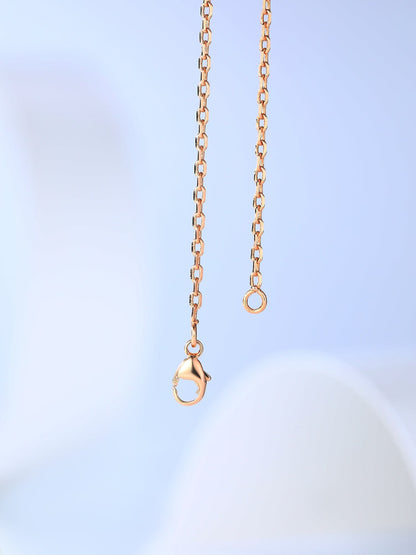 [Amore]H CAGE PINK GOLD NECKLACE