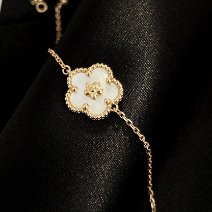 [Amore]LUCKY SPRING ROSE GOLD MOP BRACELET