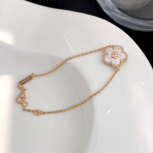 [Amore]LUCKY SPRING ROSE GOLD MOP BRACELET
