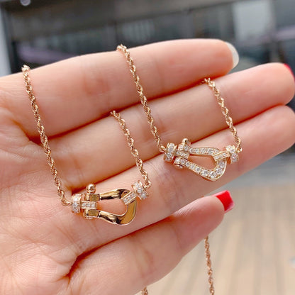 [Amore]FORCE 10 PINK GOLD DIAMOND NECKLACE