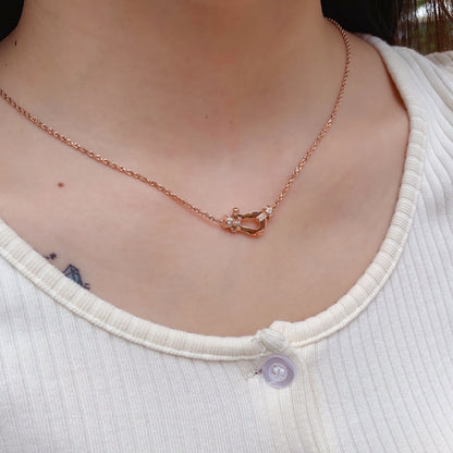 [Amore]FORCE 10 PINK GOLD DIAMOND NECKLACE