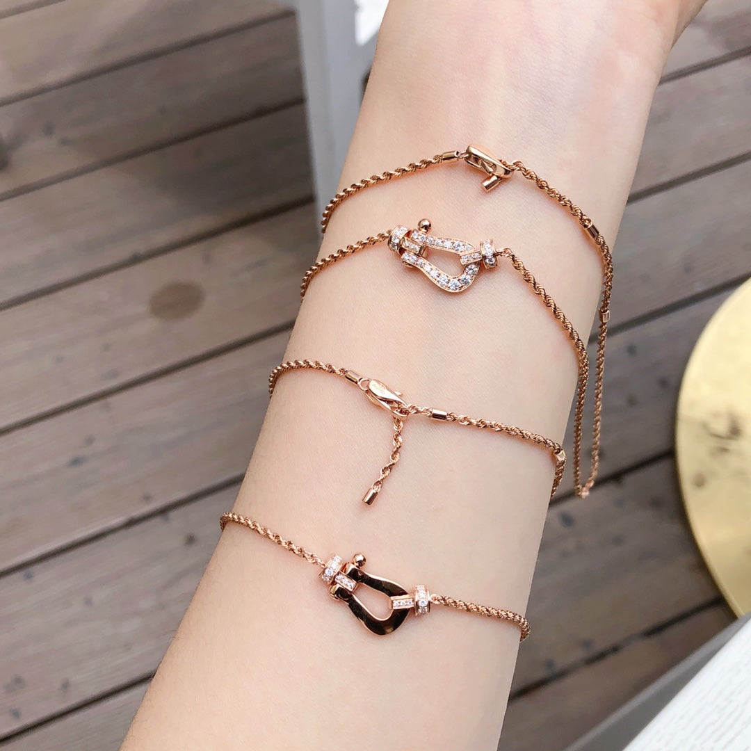 [Amore]FORCE 10 PINK GOLD DIAMOND NECKLACE
