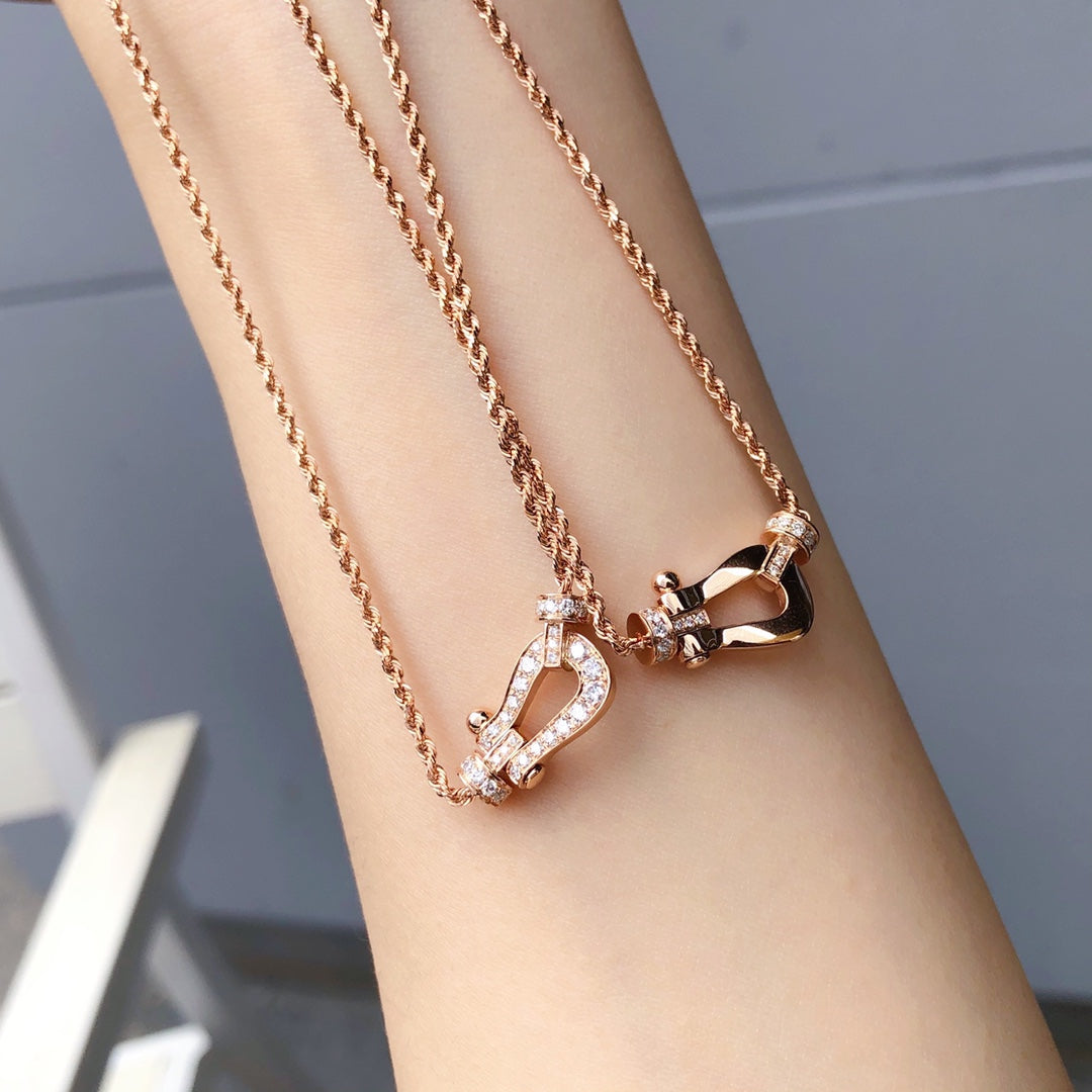 [Amore]FORCE 10 PINK GOLD DIAMOND NECKLACE