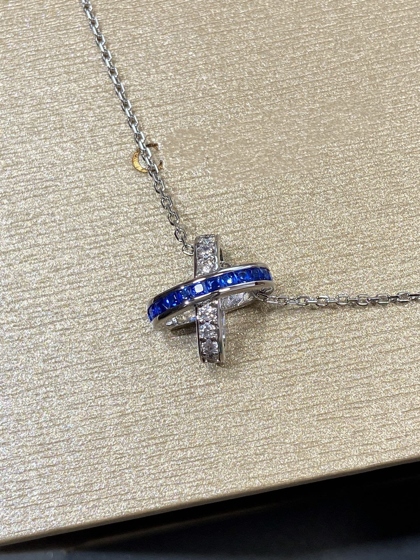 [Amore]LIENS DIAMOND SILVER NECKLACE