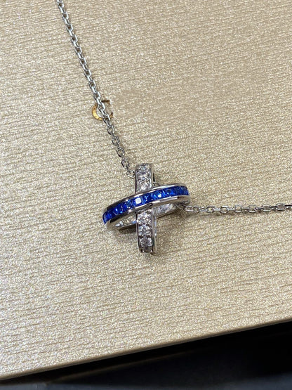 [Amore]LIENS DIAMOND SILVER NECKLACE