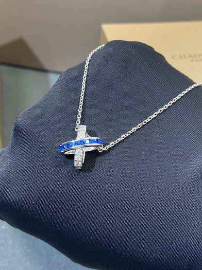 [Amore]LIENS DIAMOND SILVER NECKLACE