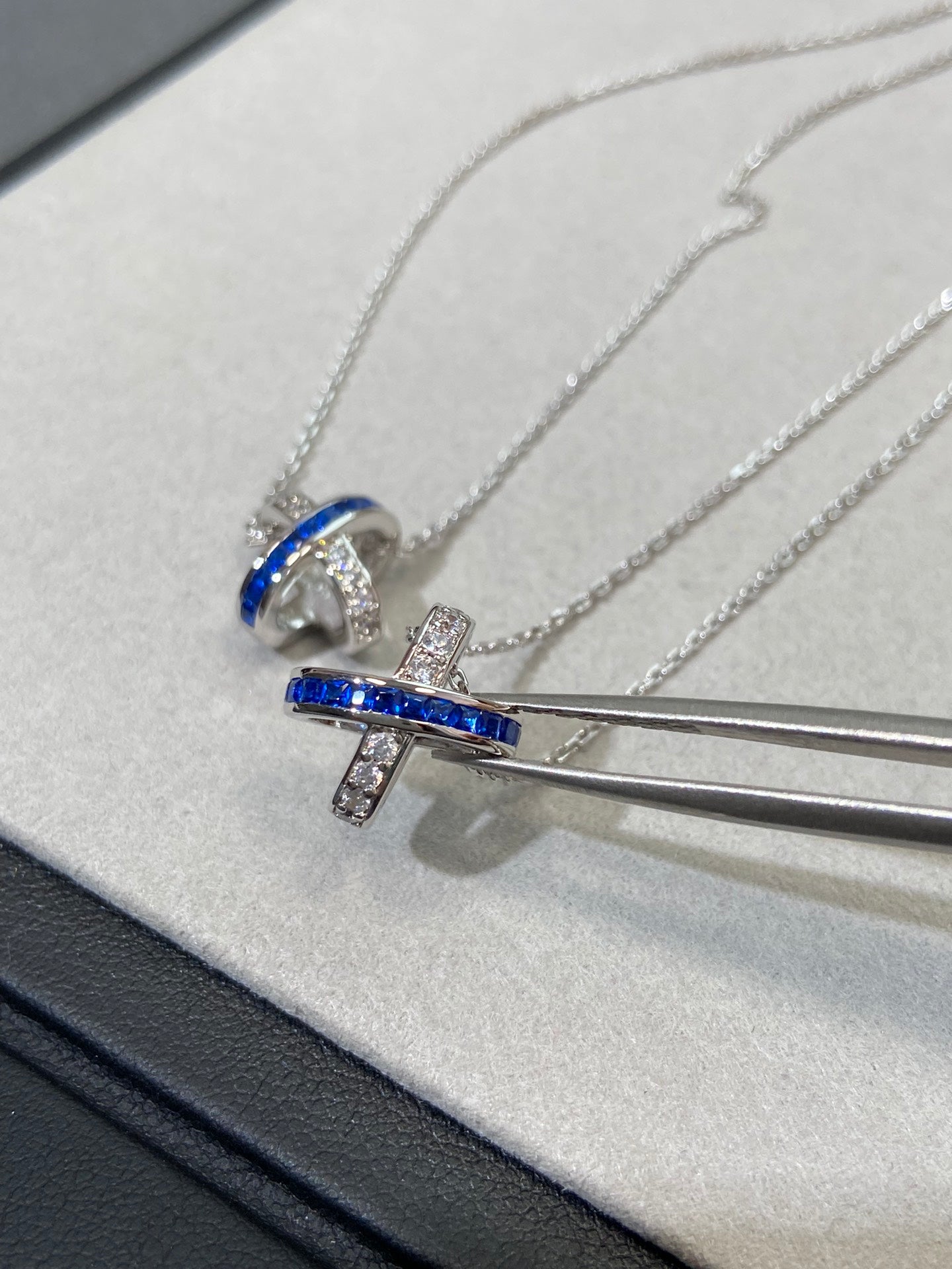 [Amore]LIENS DIAMOND SILVER NECKLACE