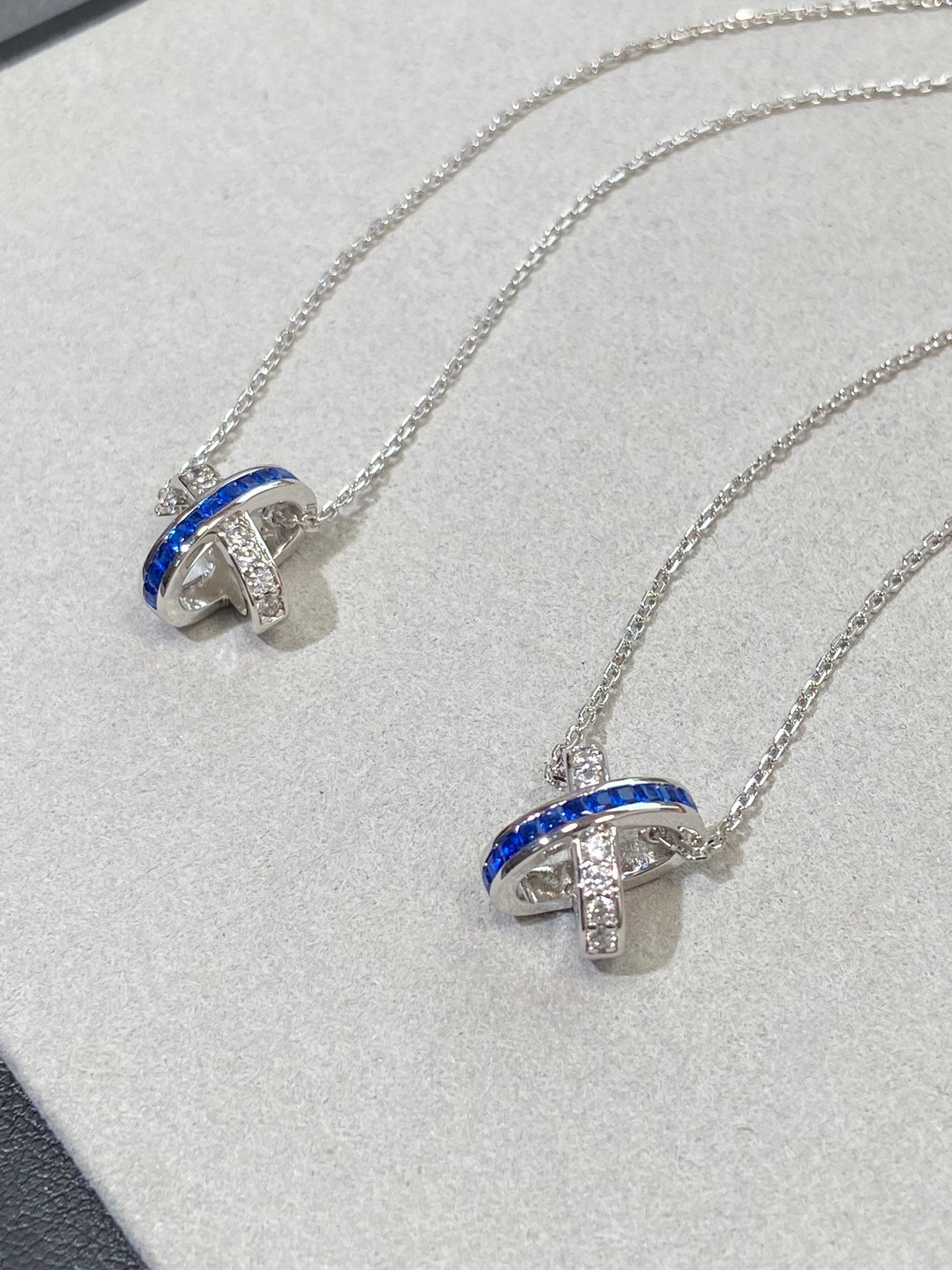 [Amore]LIENS DIAMOND SILVER NECKLACE