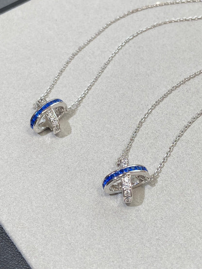 [Amore]LIENS DIAMOND SILVER NECKLACE