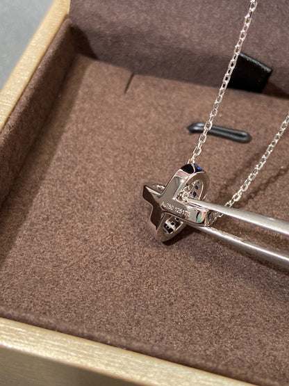 [Amore]LIENS DIAMOND SILVER NECKLACE
