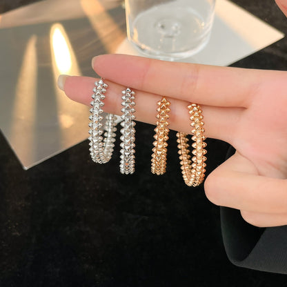 [Amore]CLASH HOOP LARGE EARRINGS