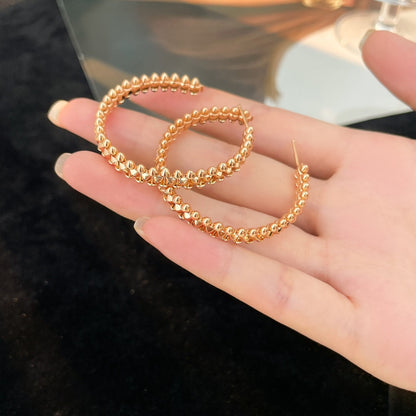[Amore]CLASH HOOP LARGE EARRINGS