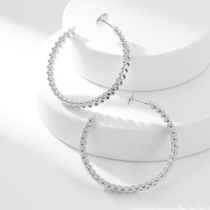 [Amore]CLASH HOOP LARGE EARRINGS