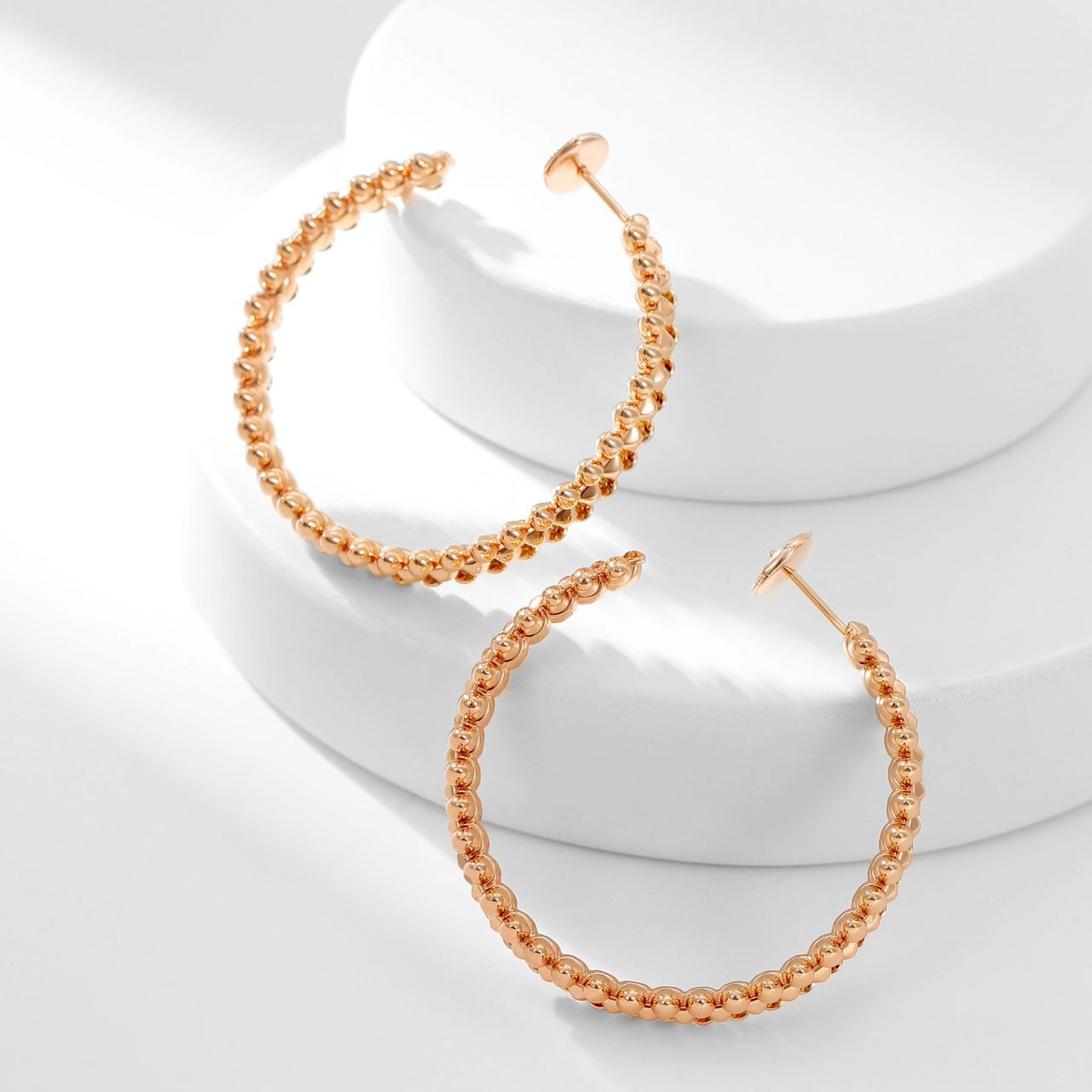 [Amore]CLASH HOOP LARGE EARRINGS