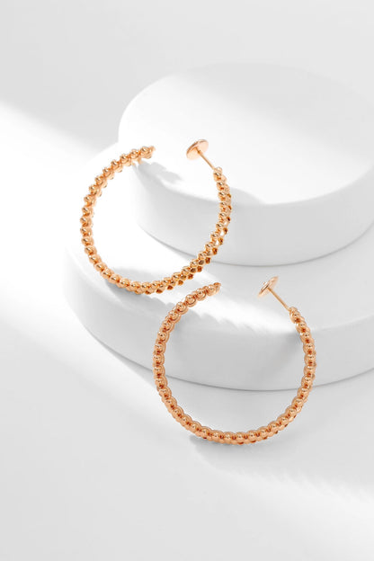 [Amore]CLASH HOOP EARRINGS