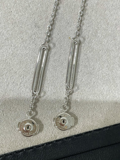 [Amore]CHAINE CHAOS DIAMOND DROP EARRINGS