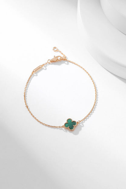 [Amore]CLOVER BRACELET MALACHITE 1 MOTIF