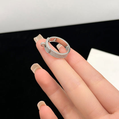 [Amore]KELLY SILVER DIAMOND RING
