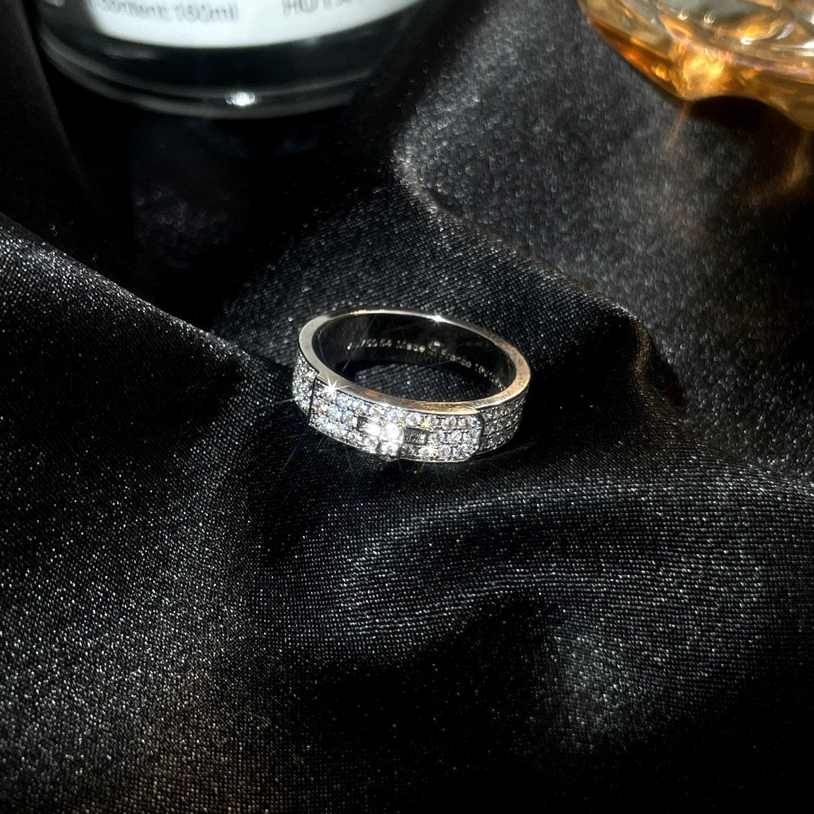 [Amore]KELLY SILVER DIAMOND RING