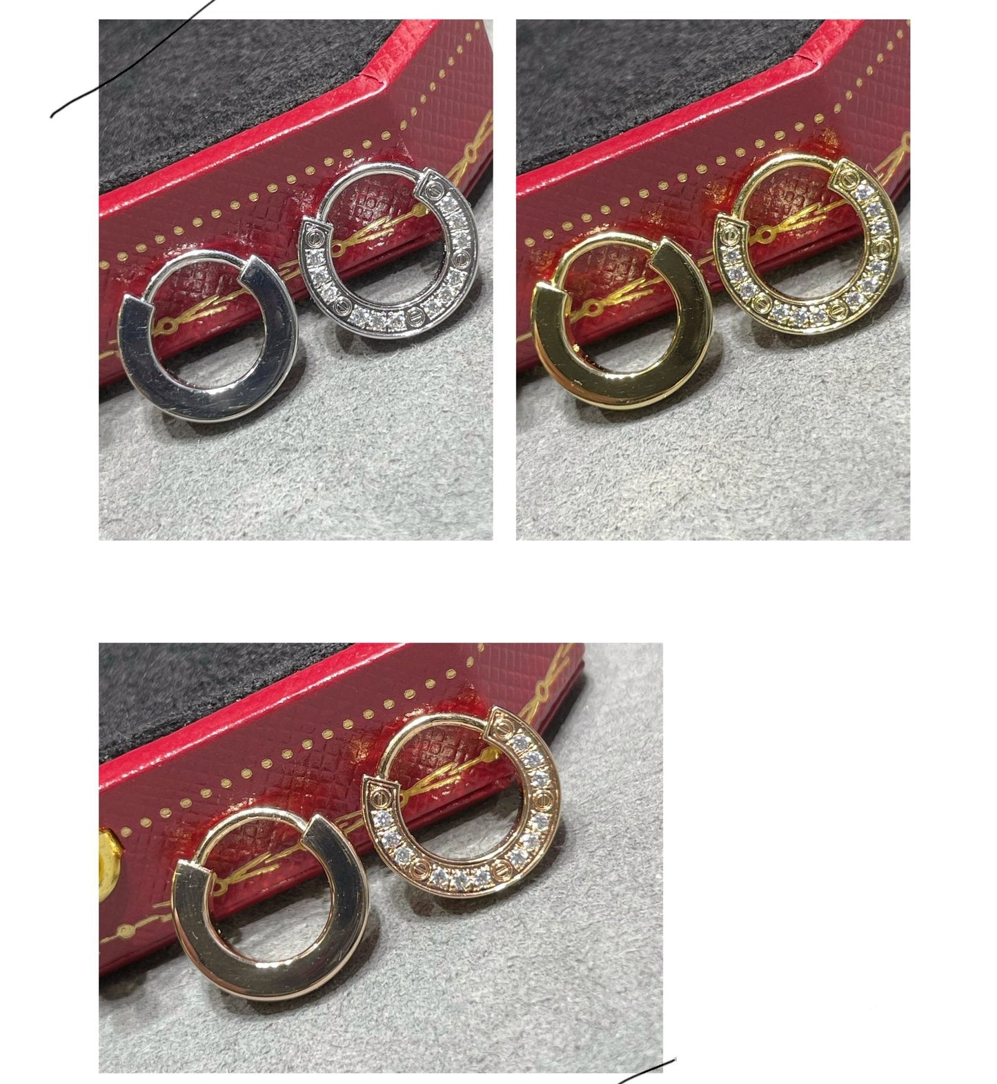 [Amore]LOVE DIAMOND EARRINGS