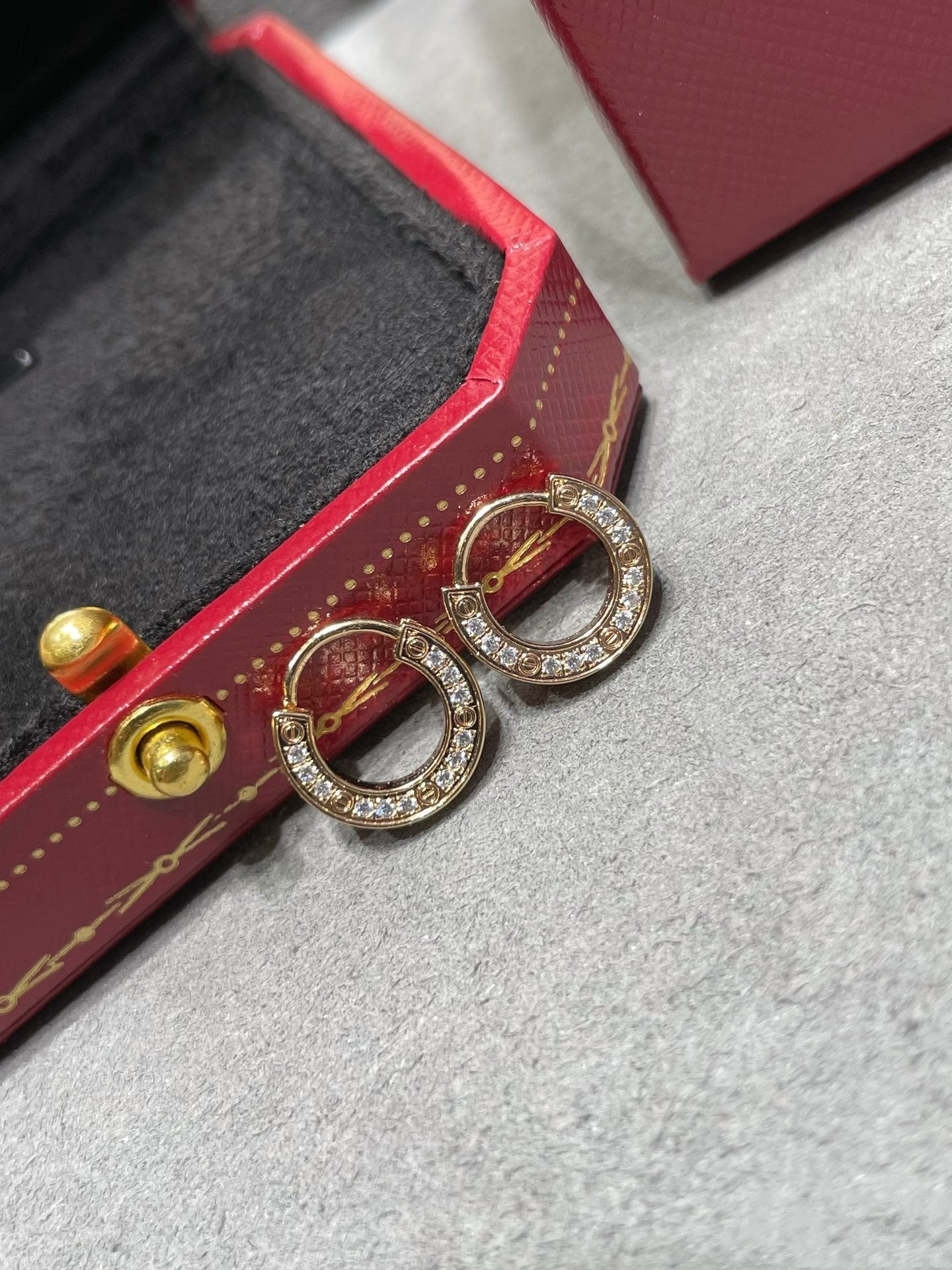 [Amore]LOVE DIAMOND EARRINGS