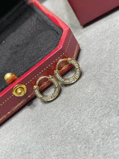 [Amore]LOVE DIAMOND EARRINGS