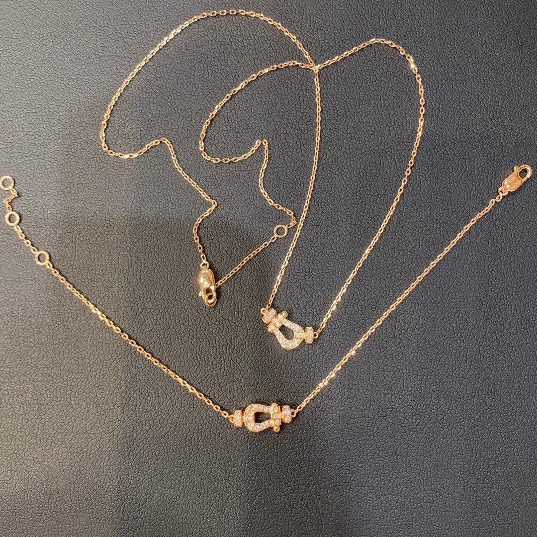 [Amore]FORCE 10 DIAMOND PINK GOLD NECKLACE MINI MODEL