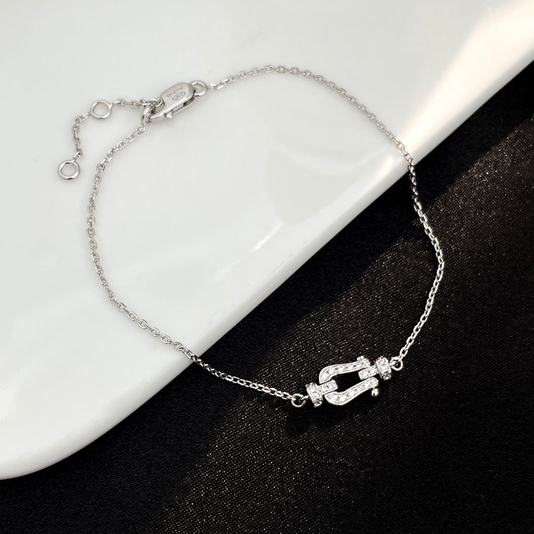 [Amore]FORCE 10 FULL DIAMOND BUCKLE CHAIN LINK MINI MODEL