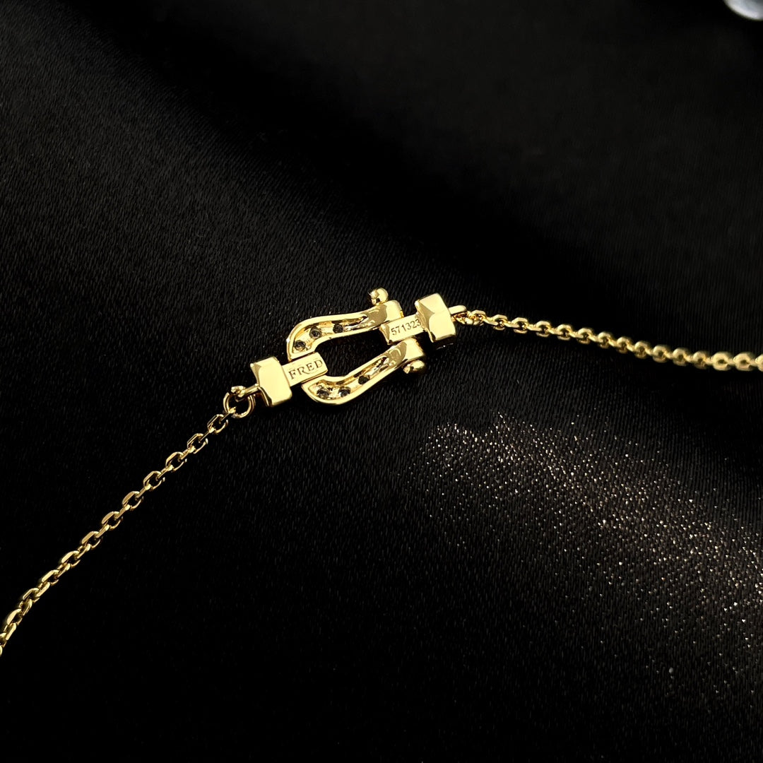 [Amore]FORCE 10 FULL DIAMOND BUCKLE CHAIN LINK MINI MODEL