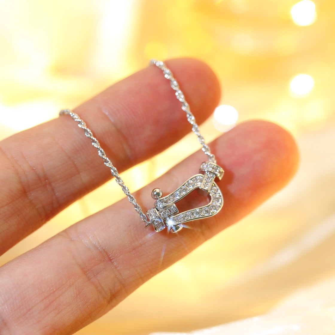 [Amore]FORCE 10 DIAMOND SILVER NECKLACE MINI MODEL