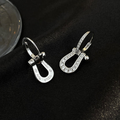[Amore]FORCE 10 FULL DIAMOND DROP EARRINGS MEDIUM MODEL