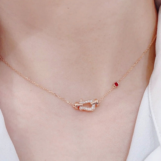 [Amore]FORCE 10 DIAMOND PINK GOLD NECKLACE