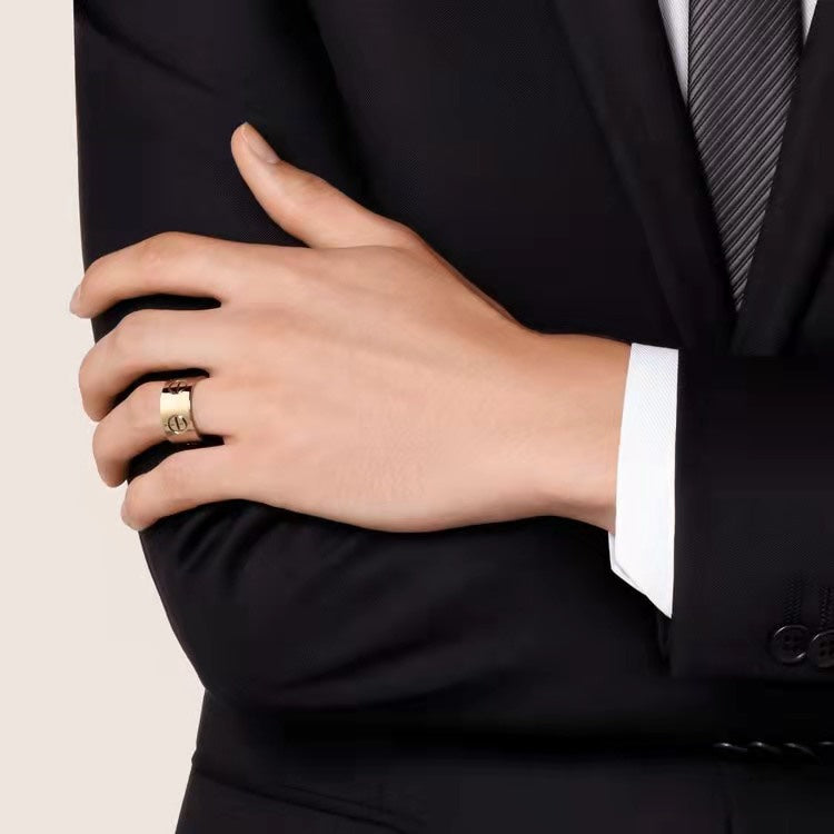[Amore]LOVE 11MM LARGE RING