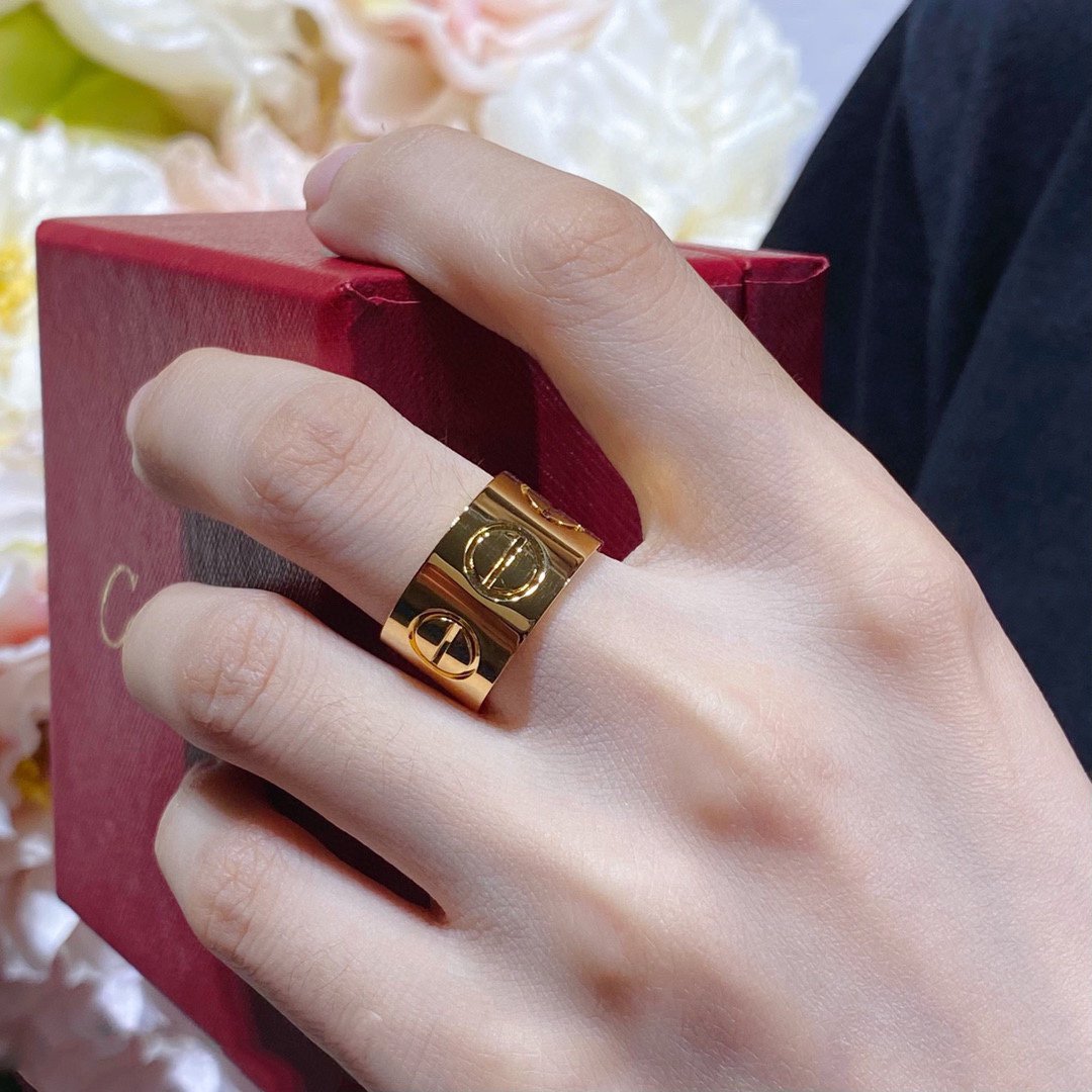 [Amore]LOVE 11MM LARGE RING