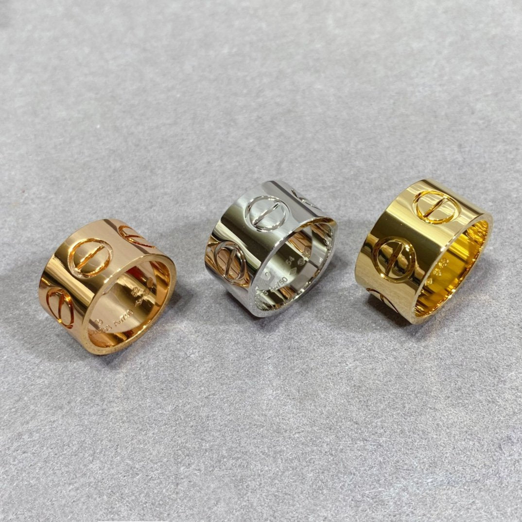 [Amore]LOVE 11MM LARGE RING