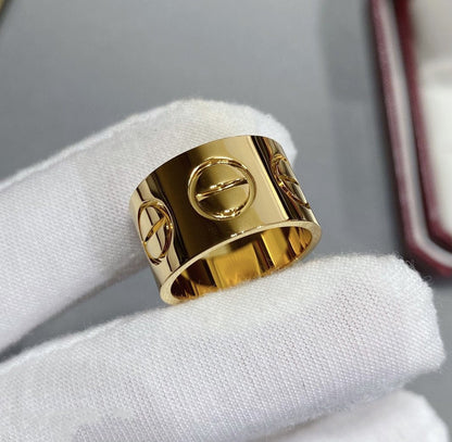 [Amore]LOVE 11MM LARGE RING