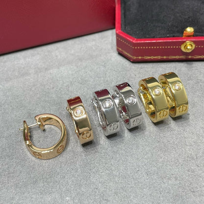 [Amore]LOVE 5.5MM 1 DIAMOND EARRINGS