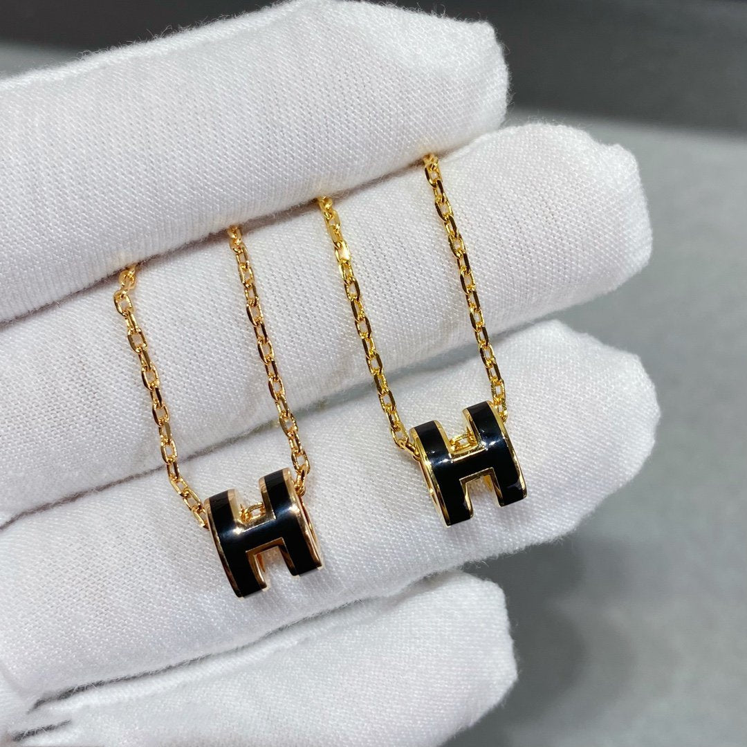 [Amore]MINI POP H NECKLACE