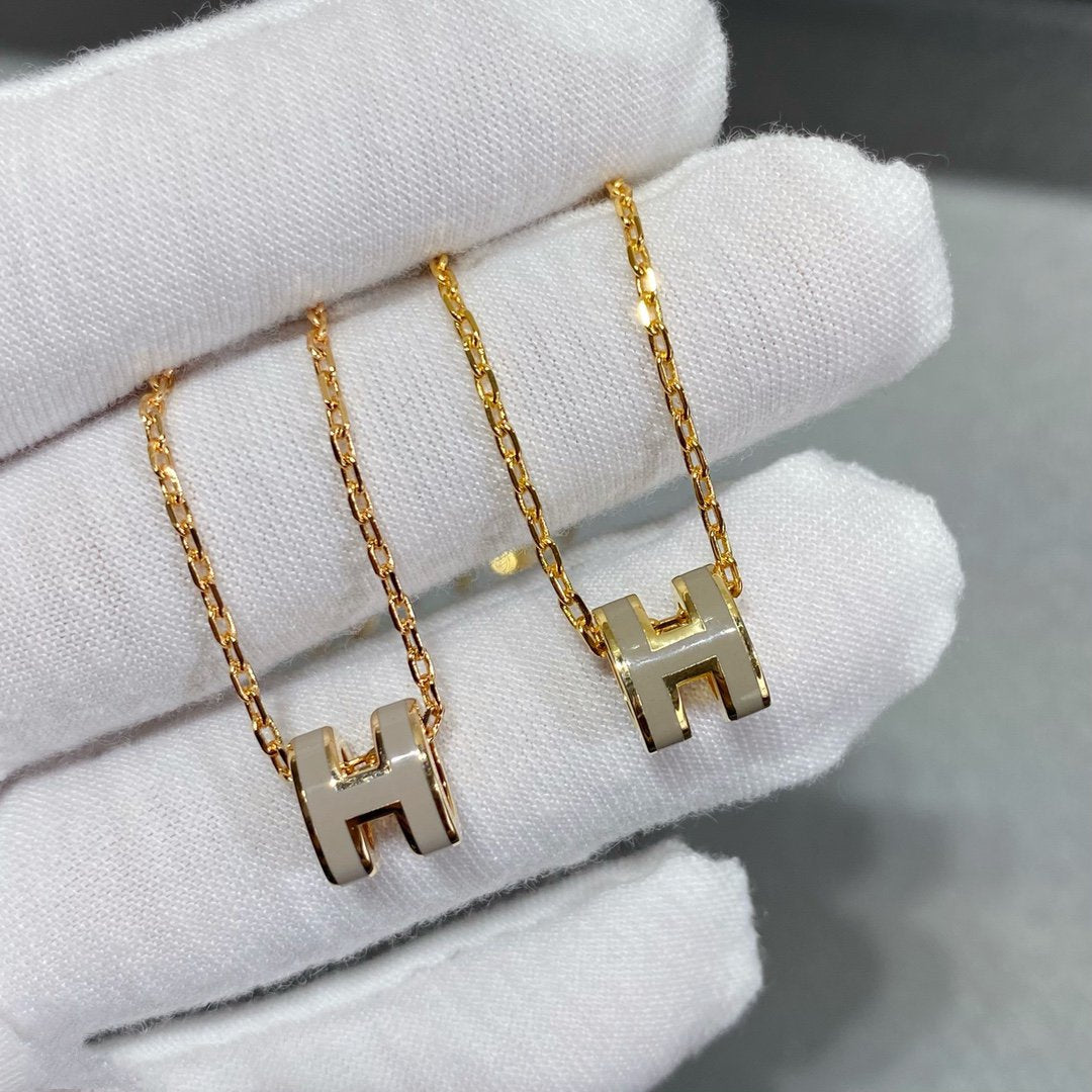 [Amore]MINI POP H NECKLACE