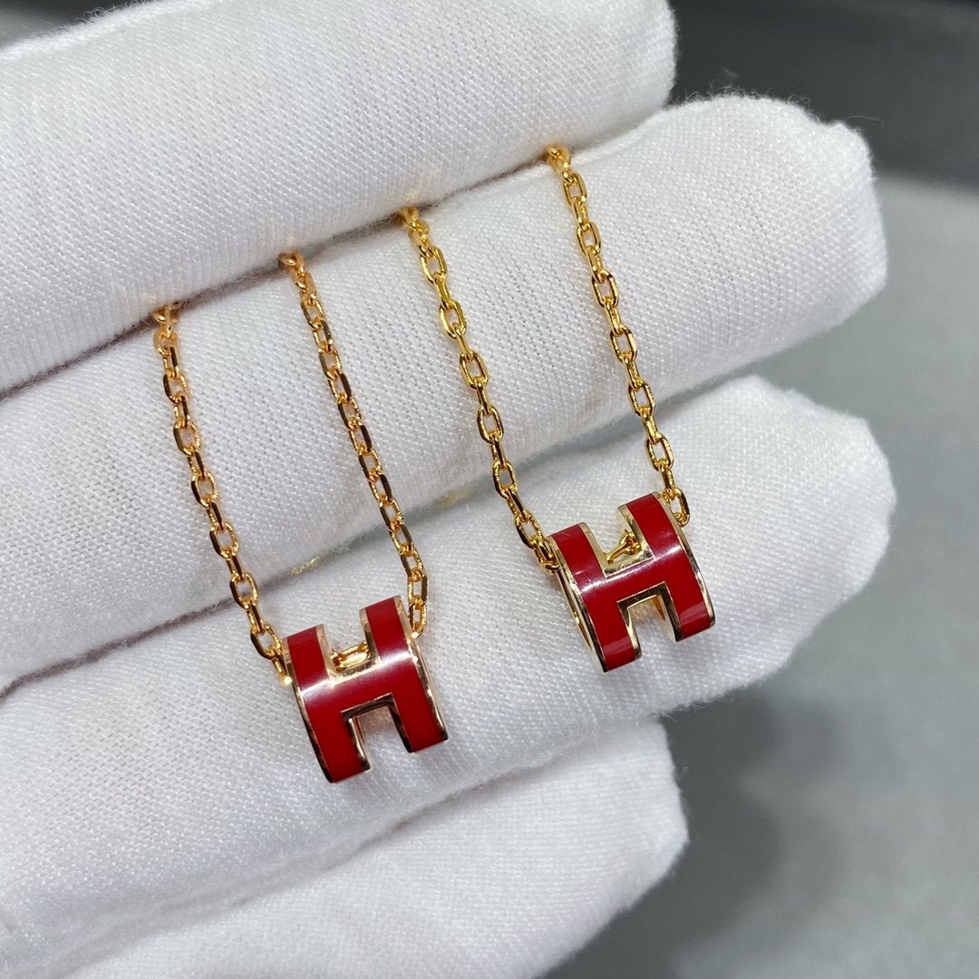 [Amore]MINI POP H NECKLACE