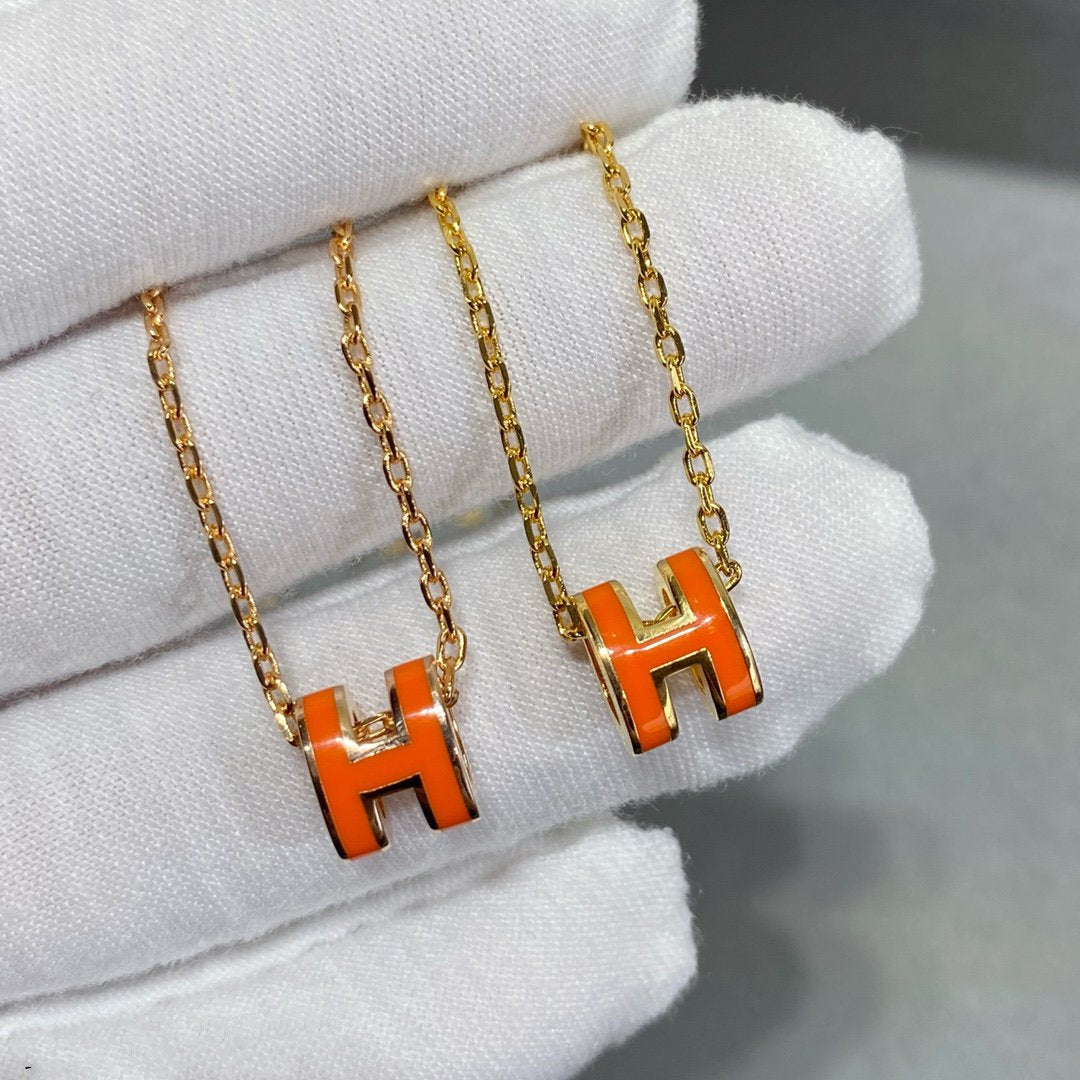 [Amore]MINI POP H NECKLACE